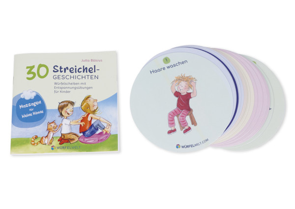 Würfelscheiben "Streichelgeschichten", 30 Stück