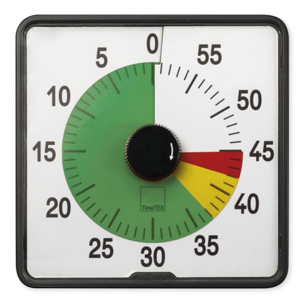 TimeTEX Timer "Countdown" L, 20x20 cm mit Ampelscheibe