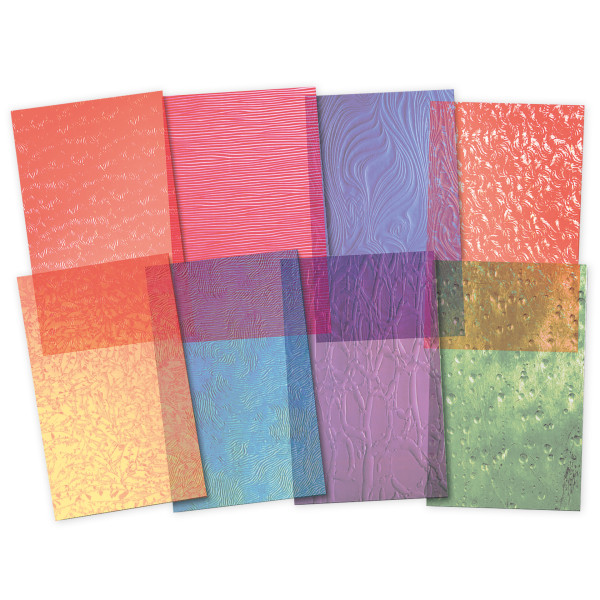 Transparentpapier "Gefrorenes Glas", 13,5x21 cm, 24 Blatt