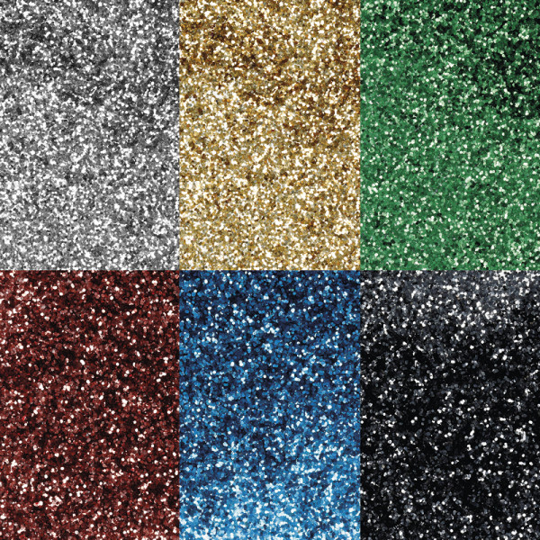 Bio-Glitter, 6 Farben, je 10 g