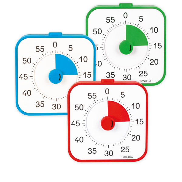 TimeTEX Zeitdauer-Uhr „lautlos“ ColorLINE, mit Pausentaste