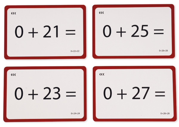 Lernkarten Mathematik "Additionsaufgaben", 249-tlg. in Kartonbox