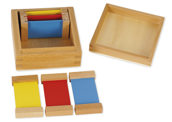 TimeTEX Farbtäfelchen, Satz 1, 3 Paare "Montessori Premium"