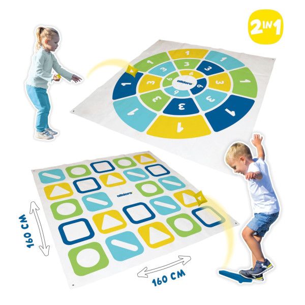 Wurfspiel "XXL Kick & Darts", 23-tlg.