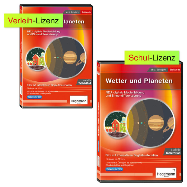 Didaktische DVD Wetter und Planeten (tabletfähig)